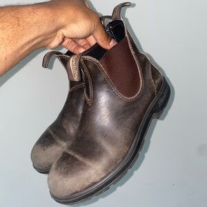 Brown Blundstone Premium Leather Chelsea Boots
